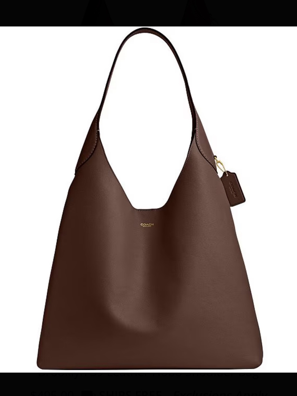 Coach Brooklyn 39 Hobo Shoulder Bag Maple